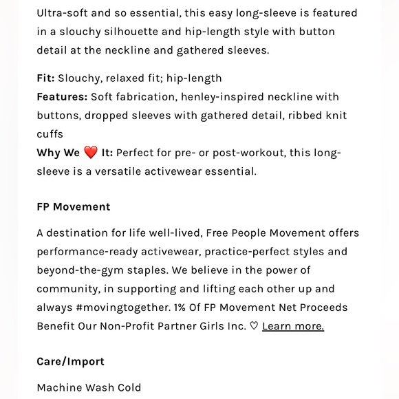 NEW Free People Flow State Layer Long Sleeve Tee - Picture 5 of 14